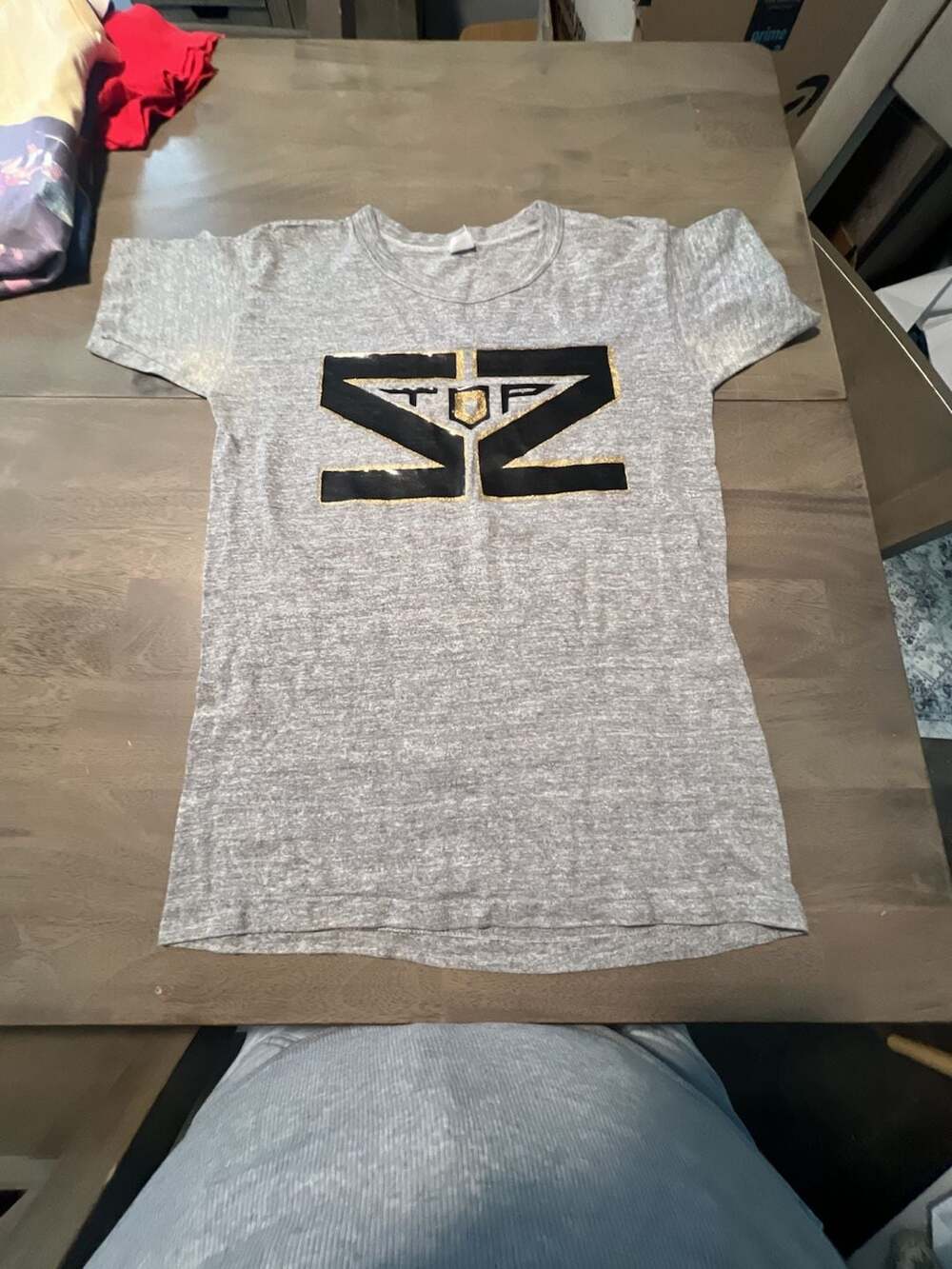 Vintage ZZ Top (1979) Graphic T-Shirt Gray -XS
